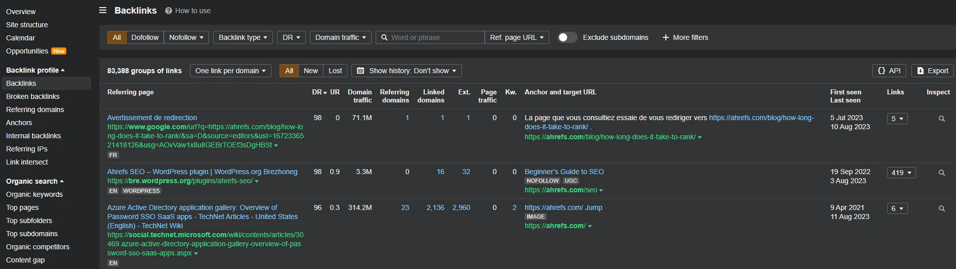 ahrefs narzędzie seo