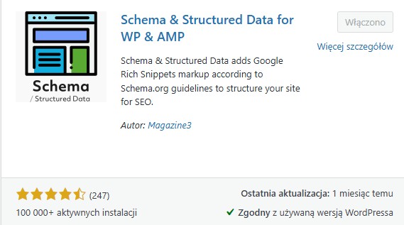 wtyczka do schema Schema & Structured Data for WP & AMP